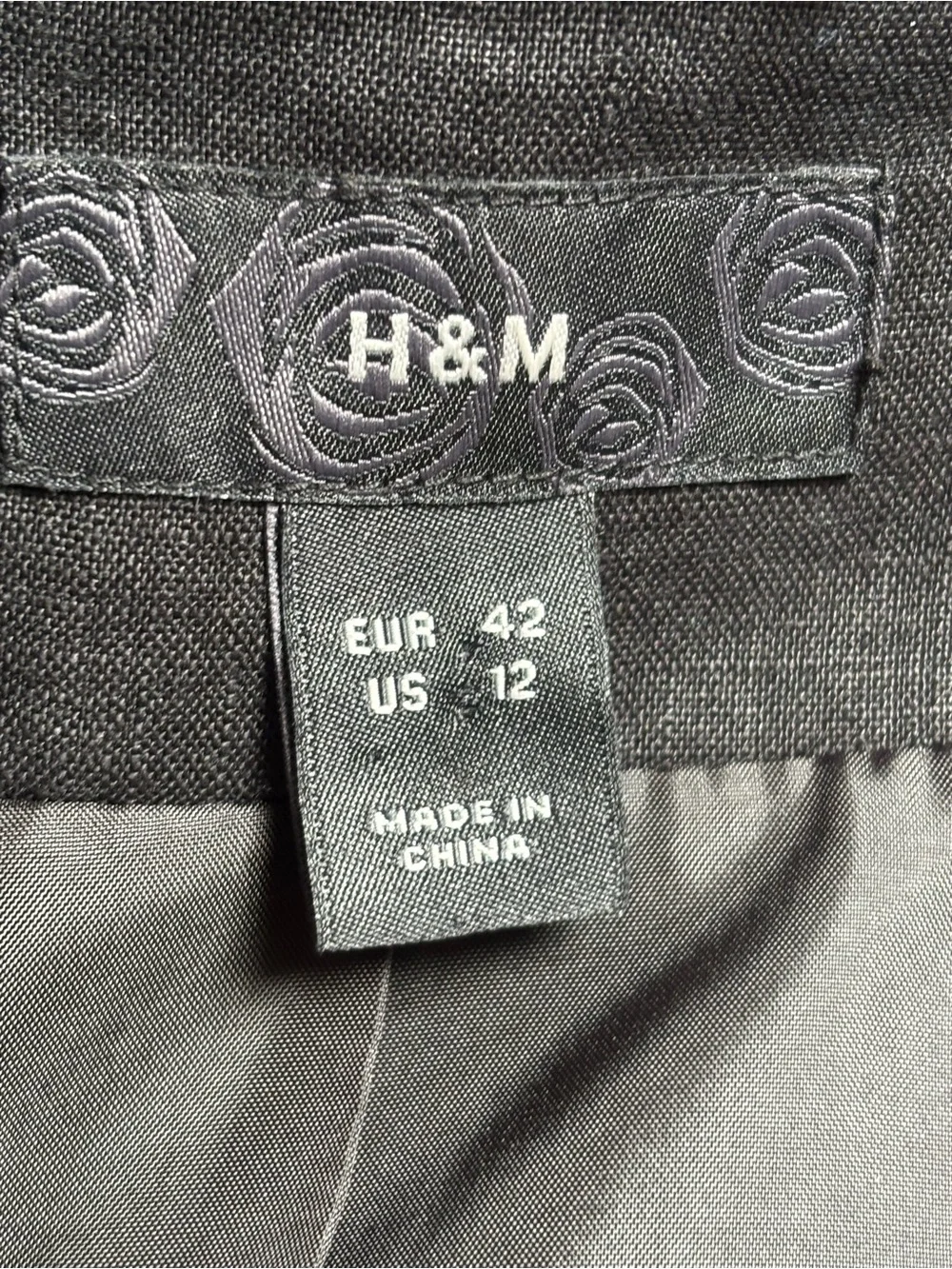 H&M size us
